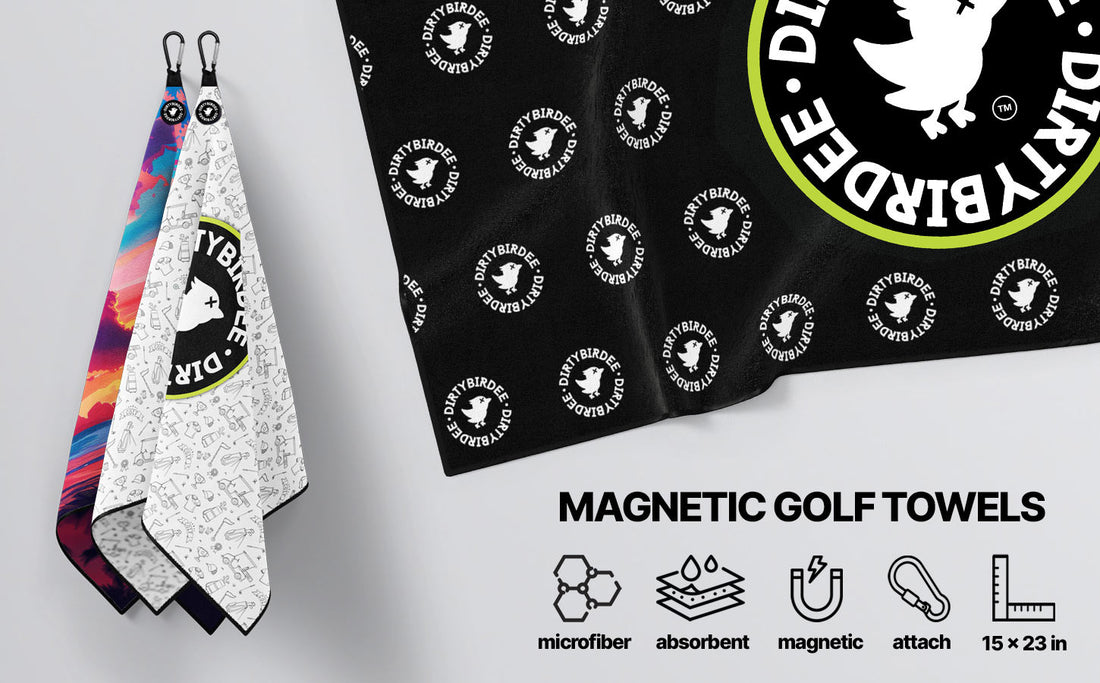 Golf Towels and Magnetic Golf Towels at Dirty Birdee