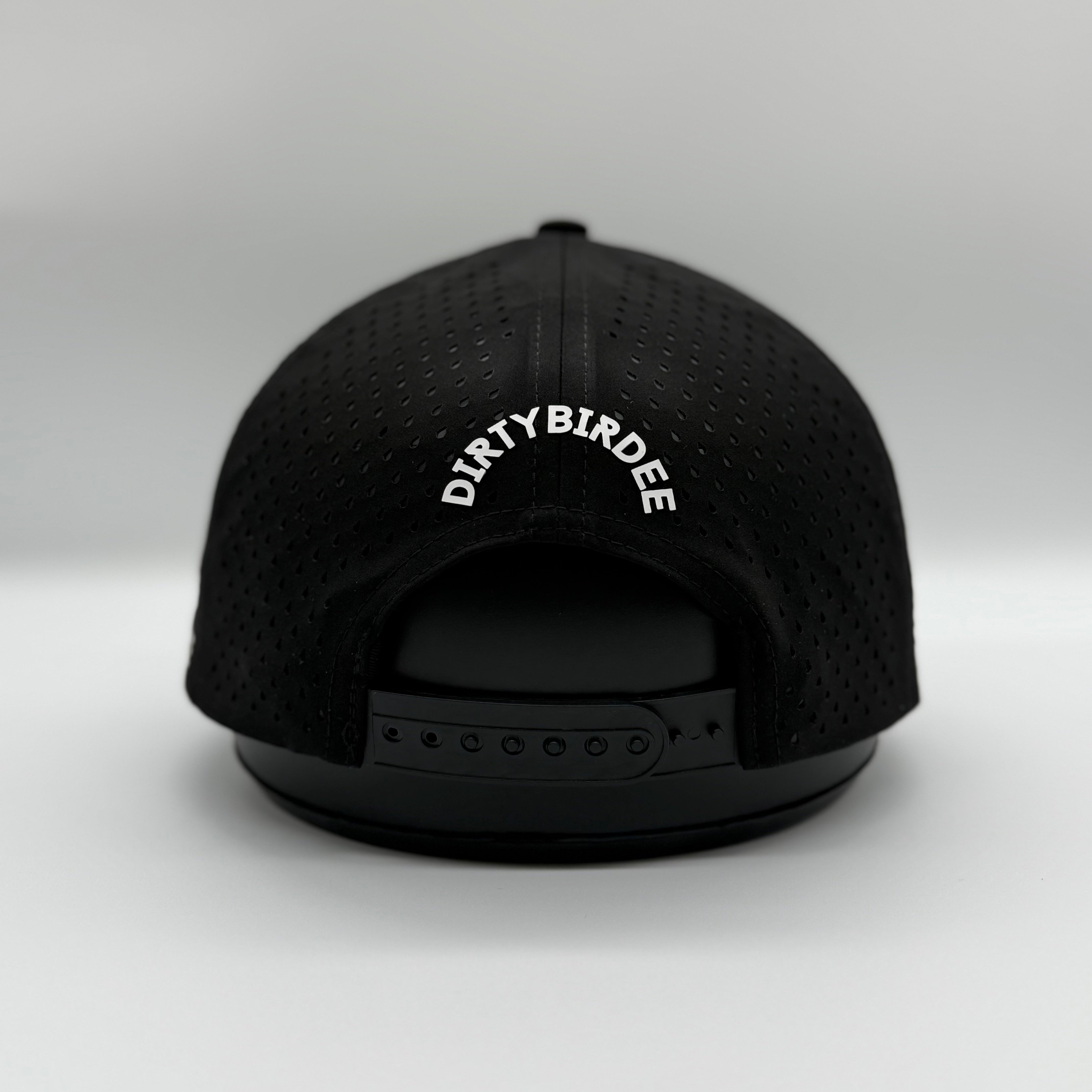 Dirty Birdee Performance Golf Hat - Black - 5-Panel Hat
