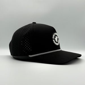 Dirty Birdee Performance Golf Hat - Black - 5-Panel Hat