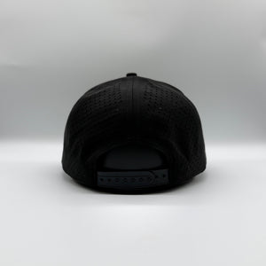 Dirty Birdee Performance Golf Hat - Black/Gold - 5-Panel Hat - 
