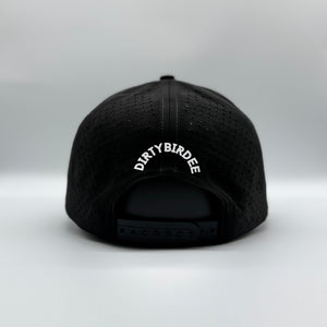 Dirty Birdee Performance Golf Hat - Black - 5-Panel Hat - 