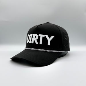 Dirty Birdee Performance Golf Hat - Black - 5-Panel Hat - 