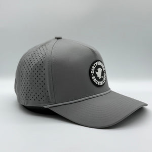 Dirty Birdee Performance Golf Hat - Grey - 5-Panel Hat
