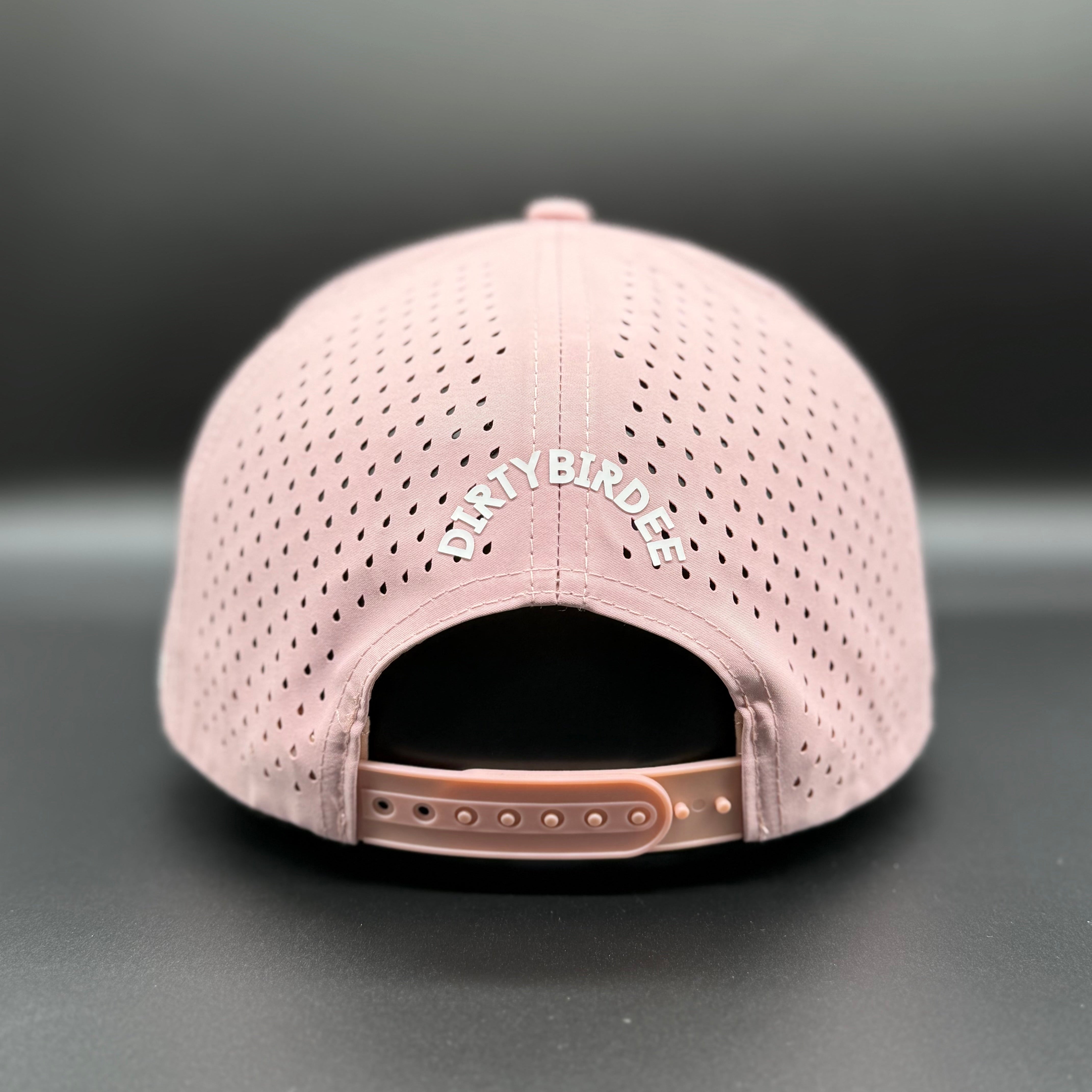 Dirty Birdee Performance Golf Hat - Pink - 5-Panel Hat