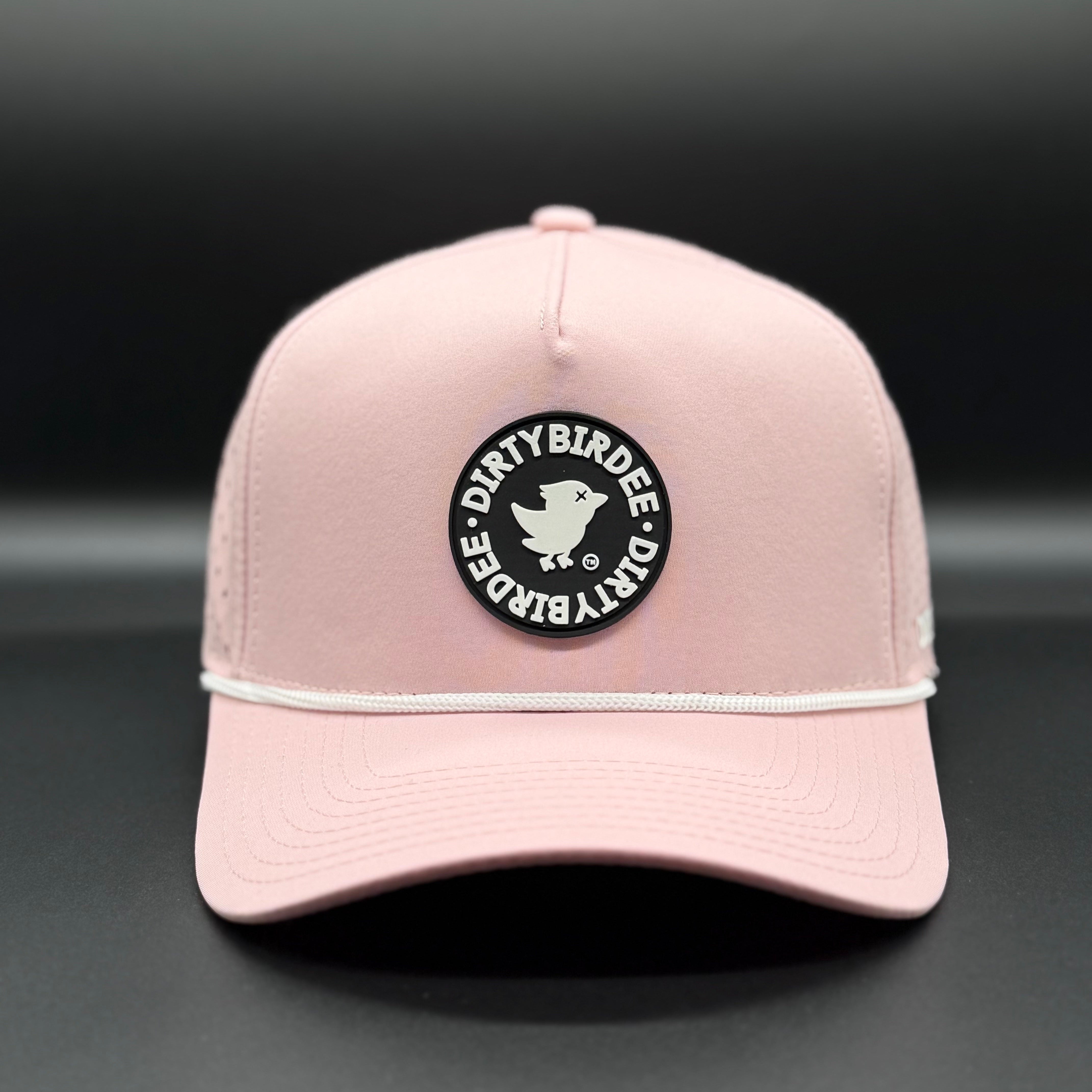 Dirty Birdee Performance Golf Hat - Pink - 5-Panel Hat