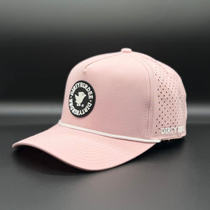Dirty Birdee Performance Golf Hat - Pink - 5-Panel Hat